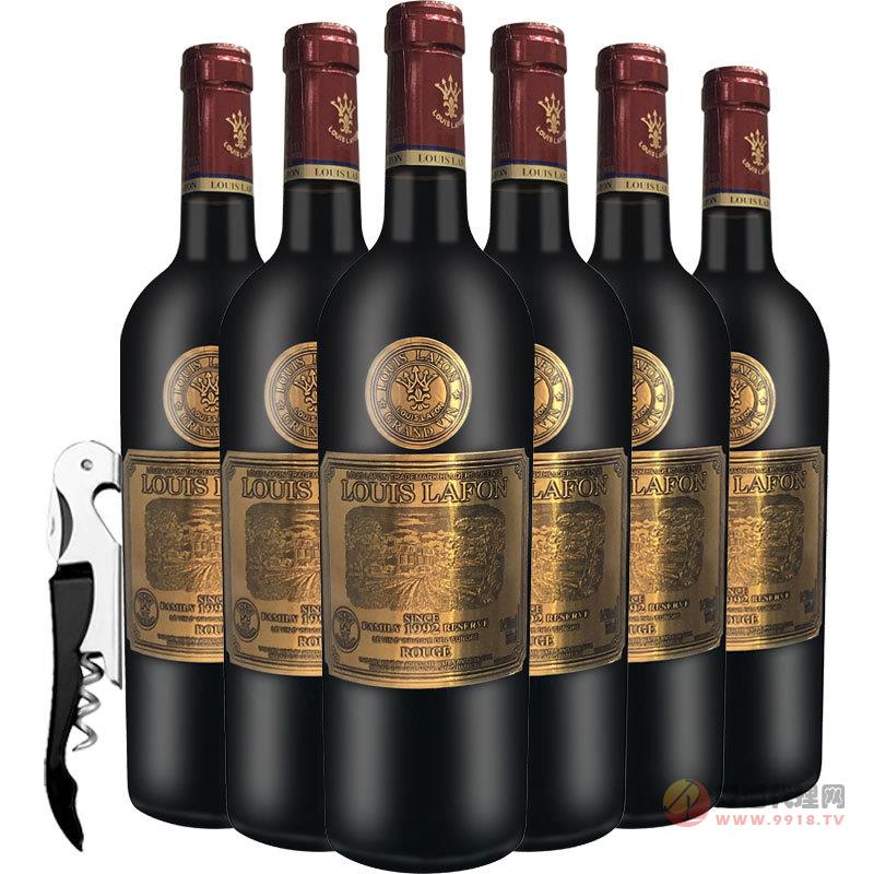 法国14度原酒进口红酒  路易拉菲家族珍藏干红葡萄酒源自1992