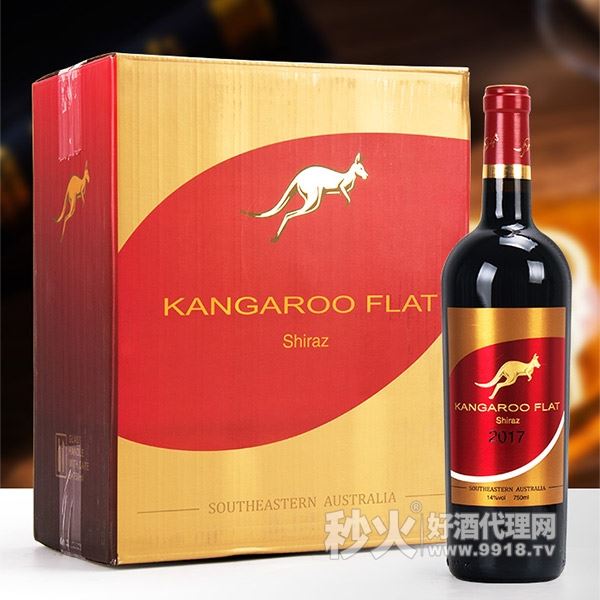 澳洲袋鼠家园西拉干红葡萄酒750mlx6瓶