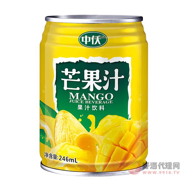 中仸芒果汁饮料246ml (2)